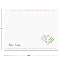 Pickleball Personalized Correspondence Cards