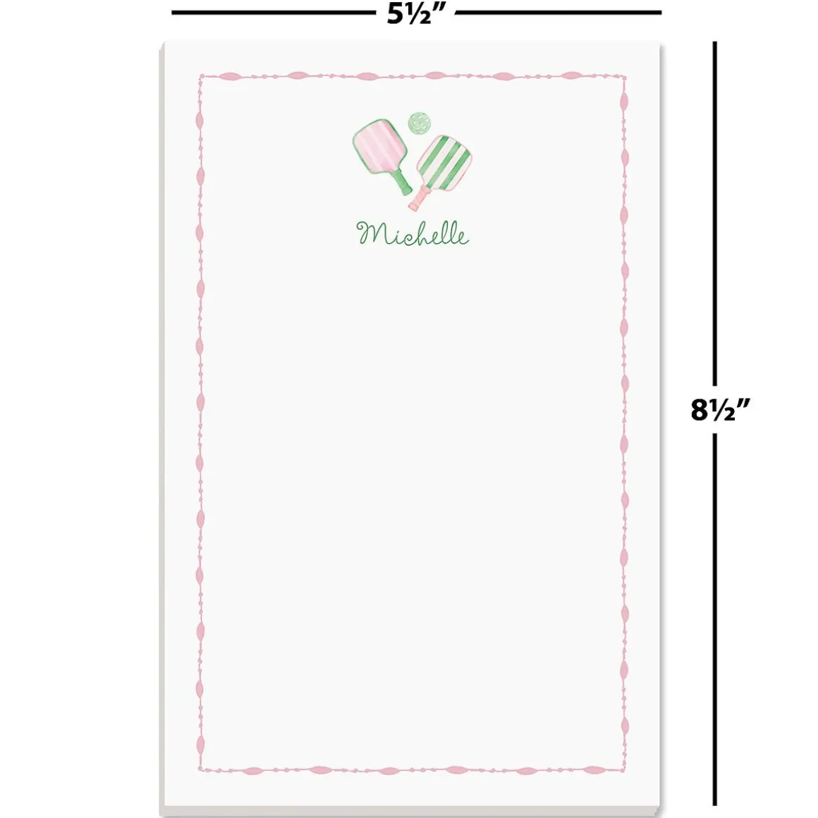 Pickleball Personalized Notepads