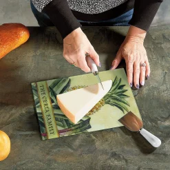 Pineapple Personalized Glass Cutting Board