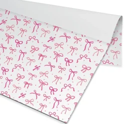 Pink Bows Paper Placemat Pad
