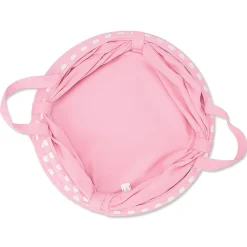 Pink Collapsible Personalized Laundry Tote