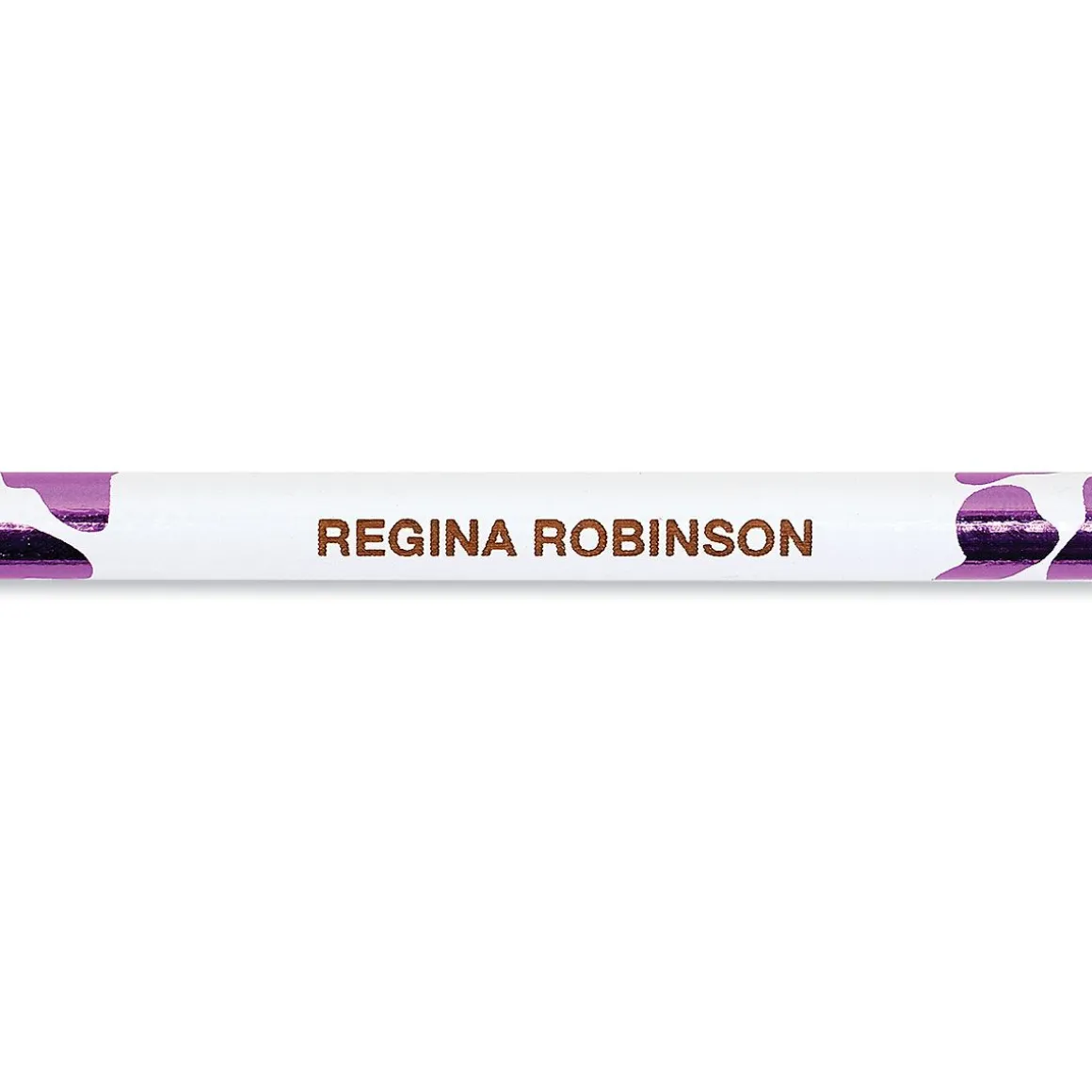#2 Pink Leopard Personalized Hardwood Pencils