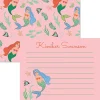 Pink Mermaid Correspondence Cards