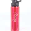Pink Personalized Anodized Aluminum Water Bottle
