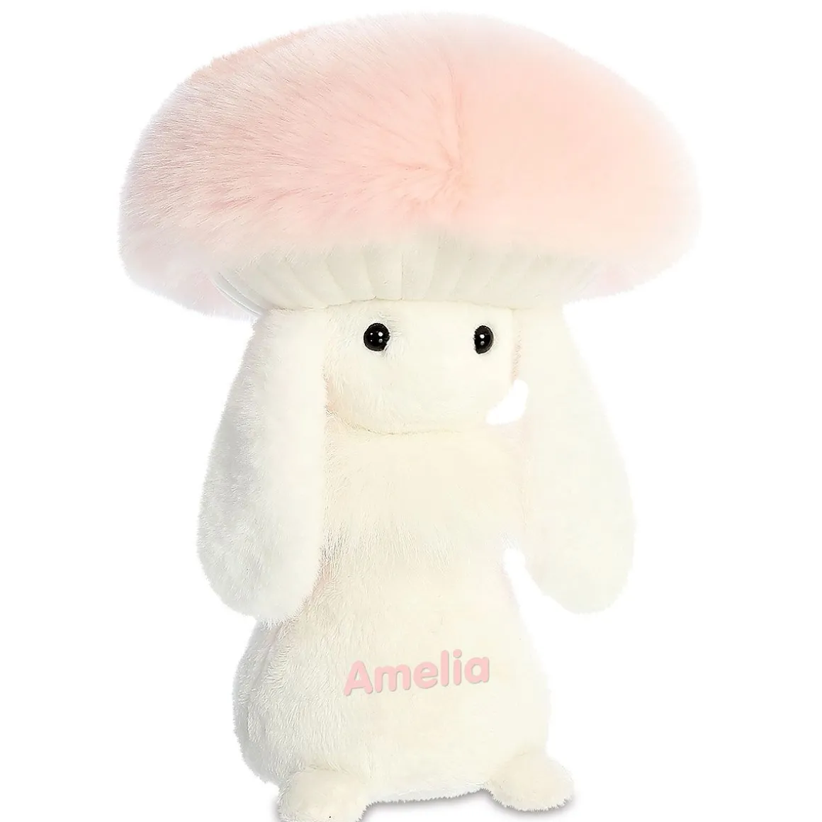 Pink Plush Personalized Mushroom Friend