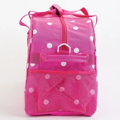 Pink with White Dots Duffel Bags