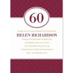 Plush Milestone Personalized Invitations