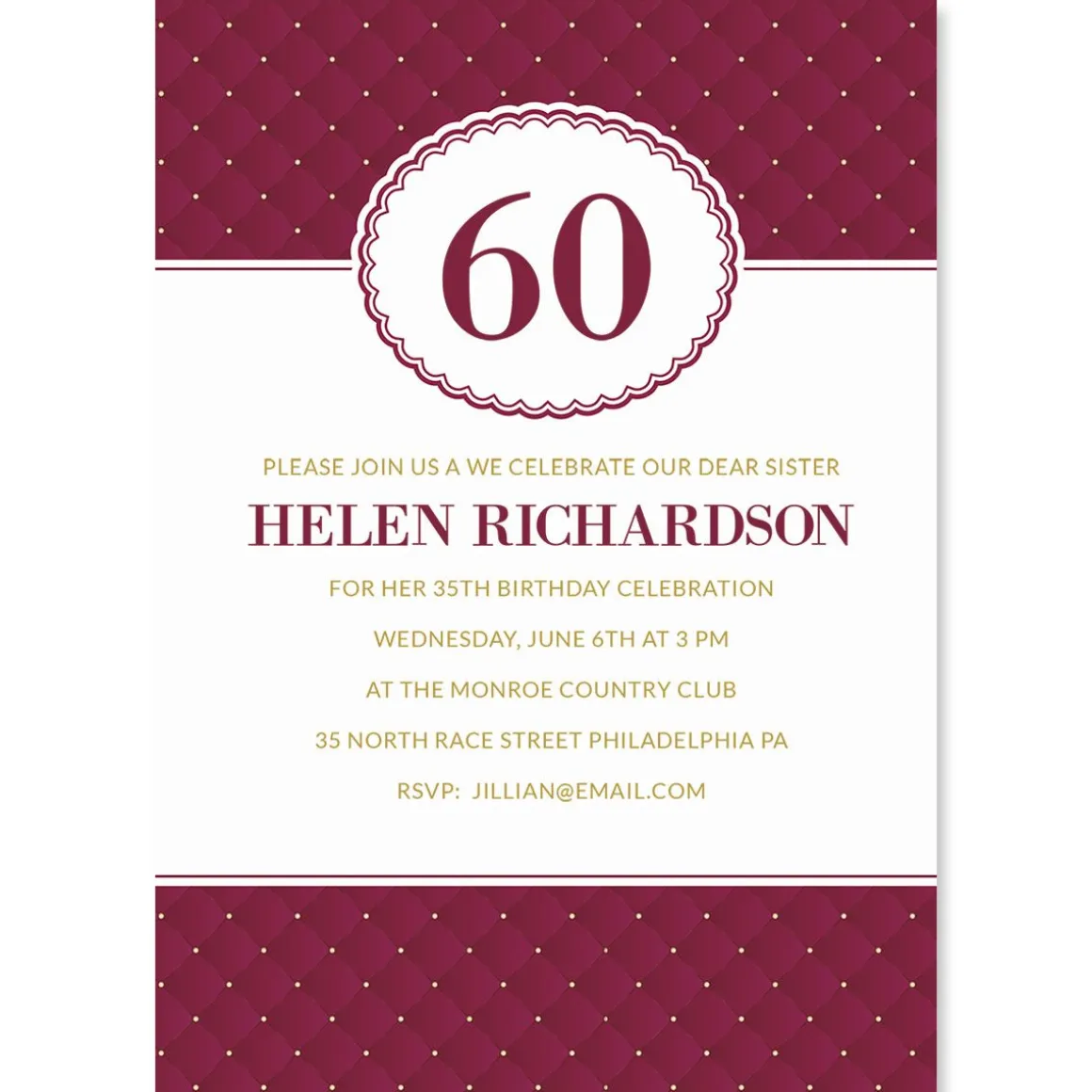 Plush Milestone Personalized Invitations