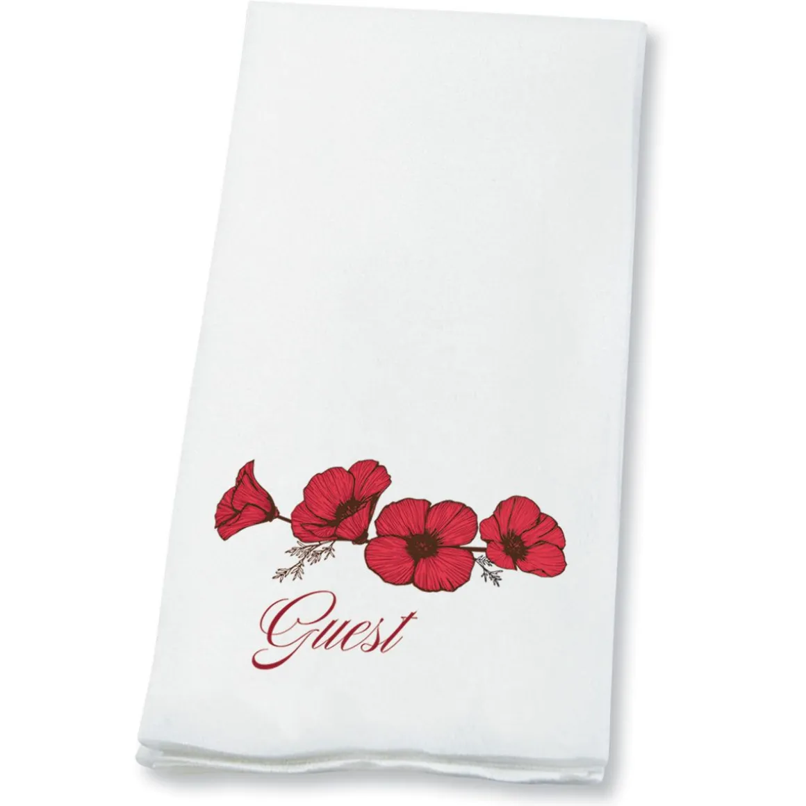 Poppies Disposable Hand Towels