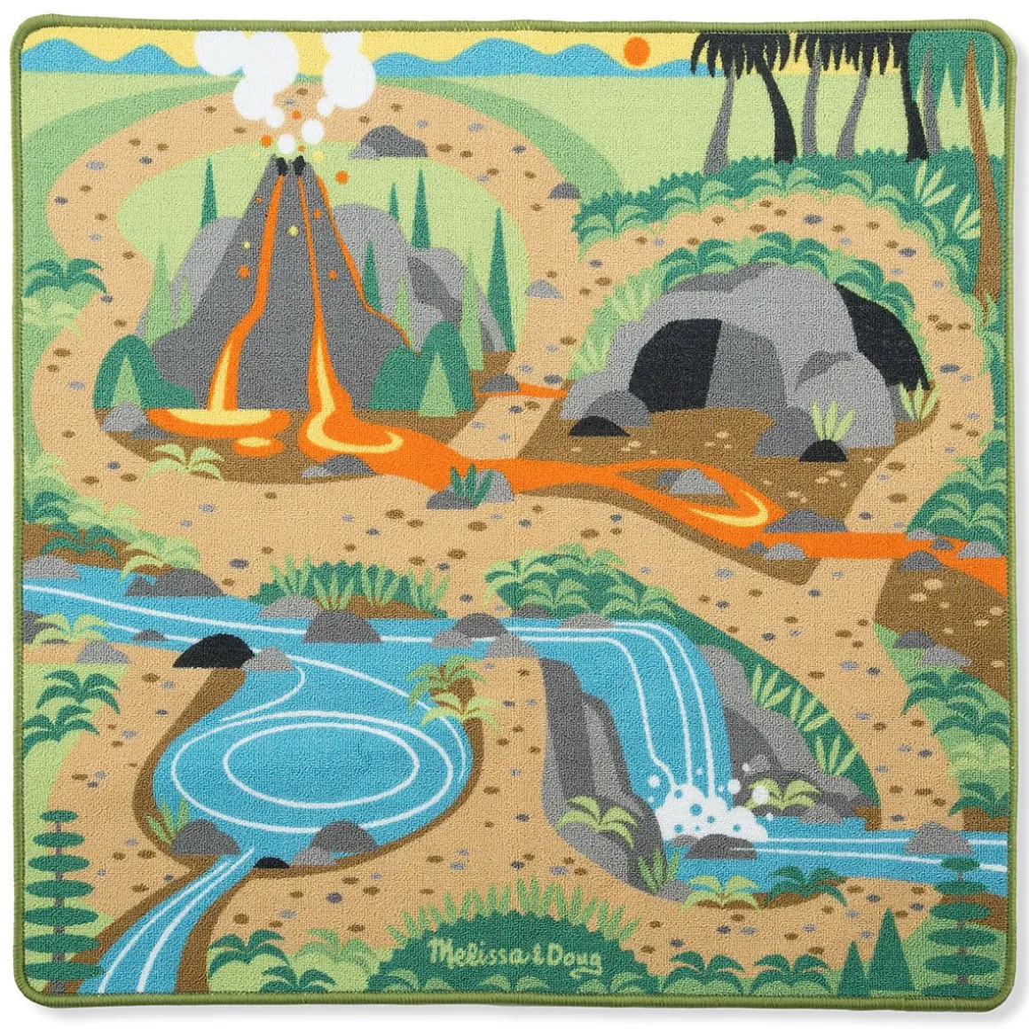 Prehistoric Playground Dinosaur Rug by Melissa & Doug®