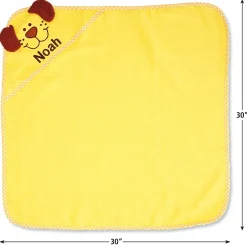 Puppy Hooded Animal Personalized Towel