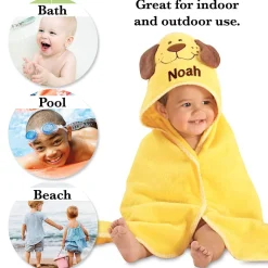 Puppy Hooded Animal Personalized Towel