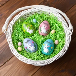 Purple Resin Personalized Easter Egg