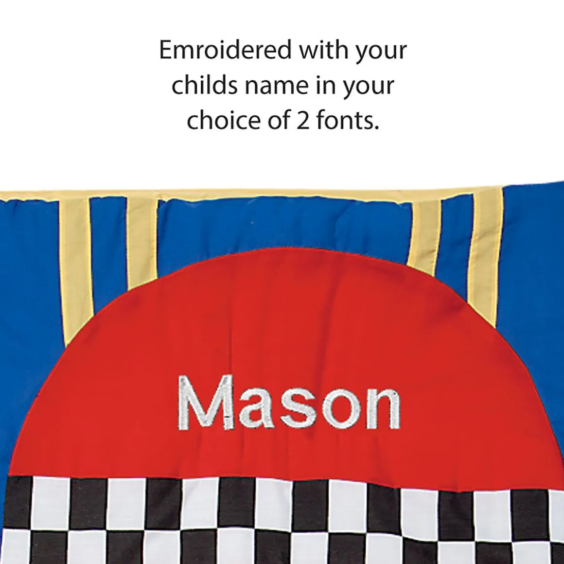 Race Car Personalized Sleeping Bag