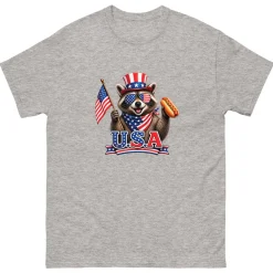 Racoon Grey Adult T-Shirt