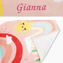Rainbow Personalized Towel