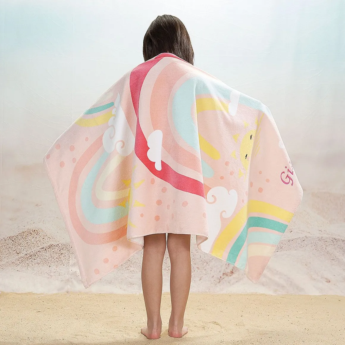 Rainbow Personalized Towel
