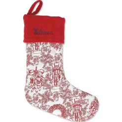 Red Nutcracker Personalized Quilted Stocking