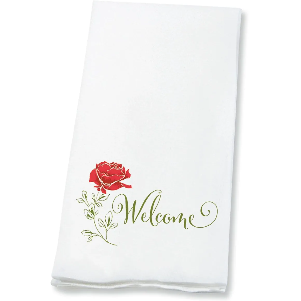 Red Rose Disposable Hand Towels