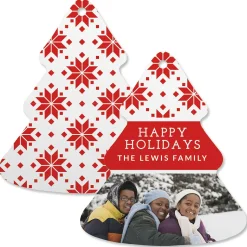 Red Sweater Photo Ornament – Tree
