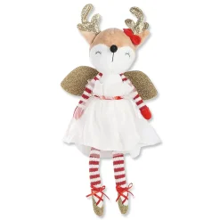 Red/White Reindeer Fairy Shelf Sitter