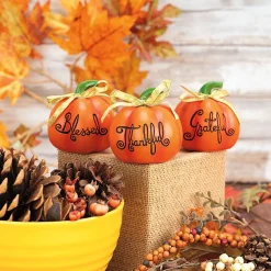 Resin Tabletop Pumpkins