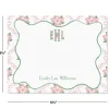 Ribbon Quatrefoil Personalized Correspondence Cards