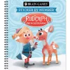 Rudolph Sticker by Number Brain Games®