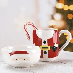 Santa Mug and Bowl