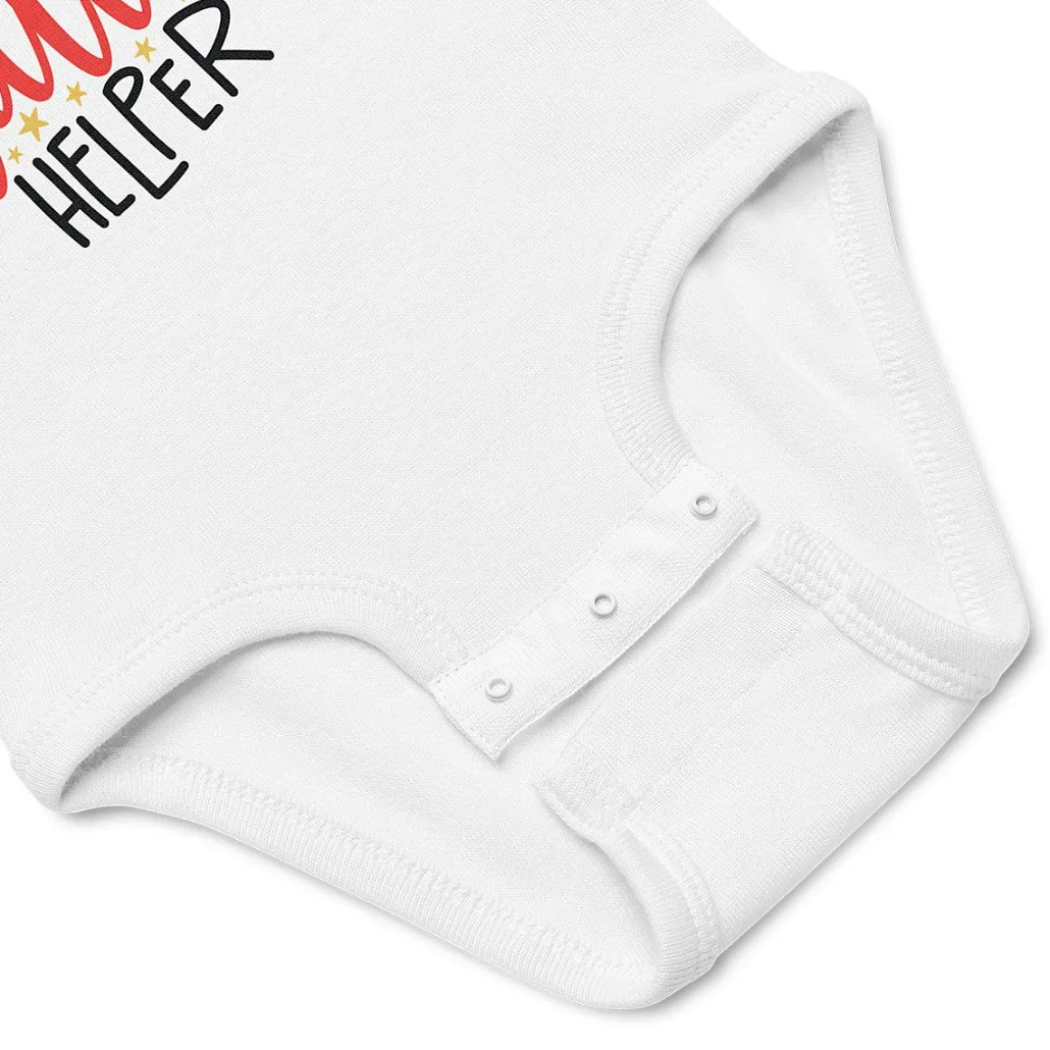 Santa's Little Helper Baby Bodysuit Romper