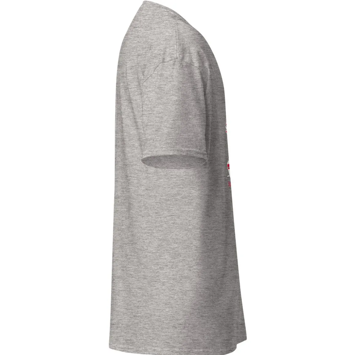 Sasquatch Outline Grey Adult T-Shirt