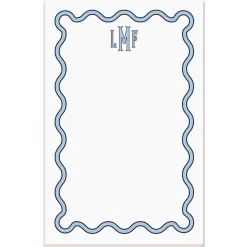 Scalloped Monogram Notepads