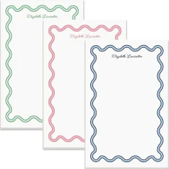 Scalloped Personalized Notepads