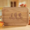 Script Monogram Personalized Wood Cutting Board