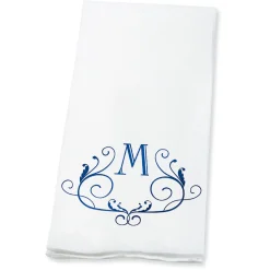 Scroll Initial Foil Stamped Disposable Hand Towels
