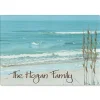 Seashore Personalized Glass Cutting Board