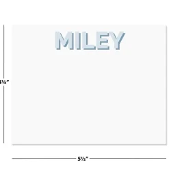 Shadow Cast Personalized Correspondence Cards