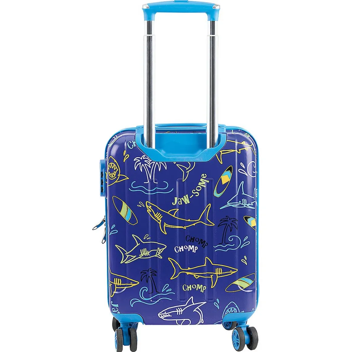 Sharks Personalized Hard Shell Rolling Luggage for Kids