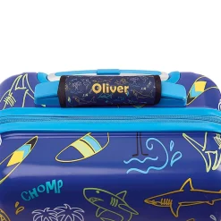 Sharks Personalized Luggage Handle Wrap