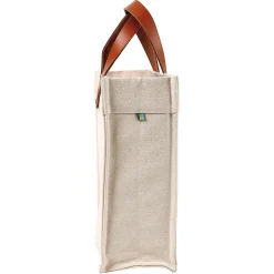 Signature Canvas Tote with Initial Line