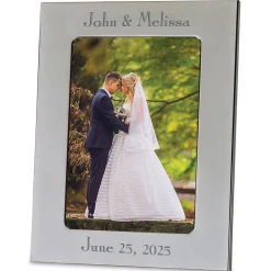 Silhouette 5 x 7 Personalized Photo Frame