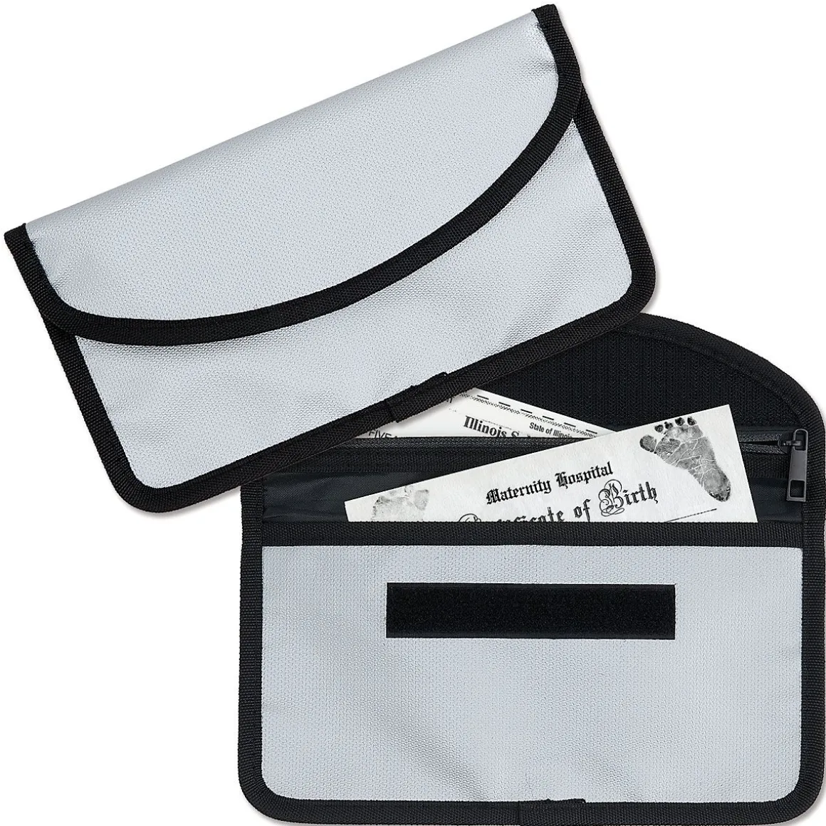 Silver Fireproof Envelope