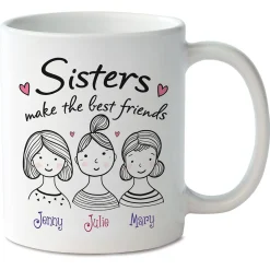 Sisters Personalized Mug