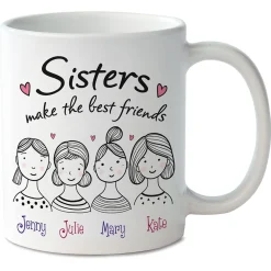 Sisters Personalized Mug