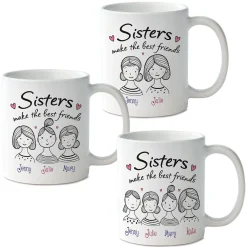 Sisters Personalized Mug