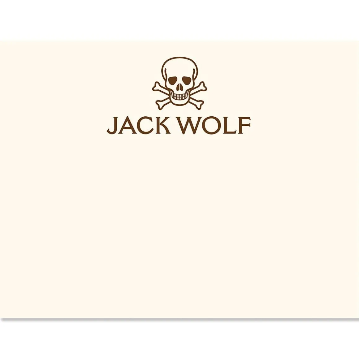 Skull & Crossbones Correspondence Cards
