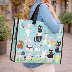 Smarty Cats Large Shopping Tote