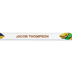 #2 Smiley Faces Personalized Hardwood Pencils