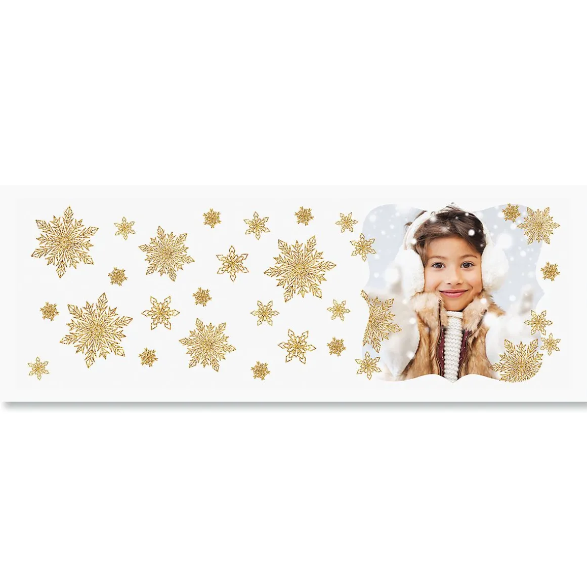 Snowflake Ceramic Photo Mug