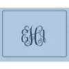 Solid Monogram Note Cards